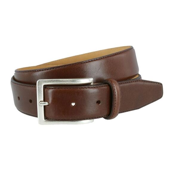 CrookhornDavis Men's Somerset Smooth Calfskin Dress Belt - Picture 1 of 4